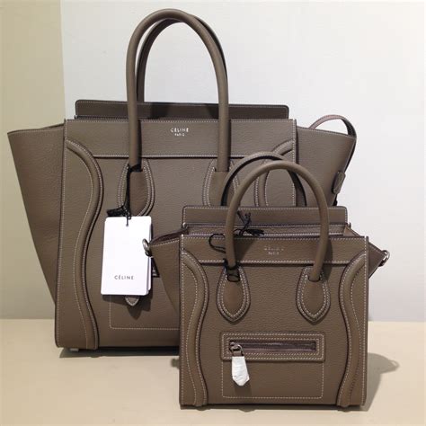 celine luggage tote micro vs nano|celine nano luggage tote bag.